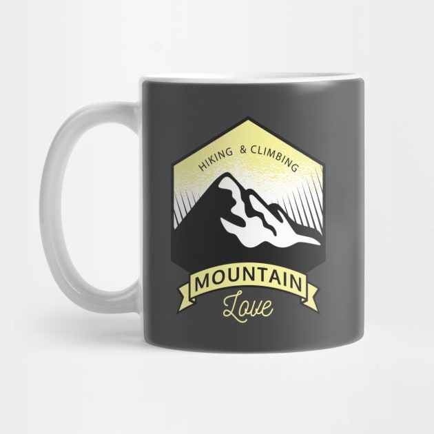 Hiking & Climbing Mountain Love Design by LR_Collections